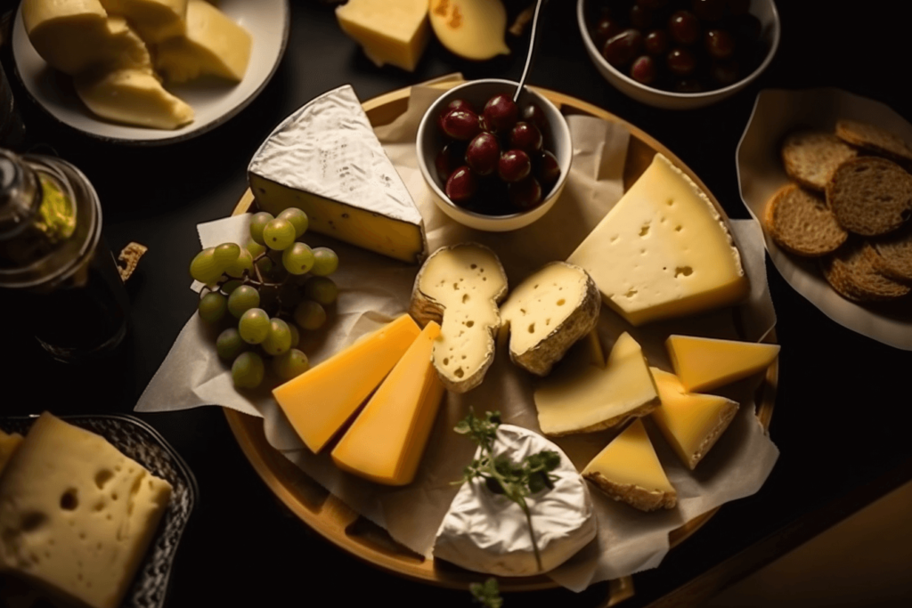 Image illustratives de fromages 
